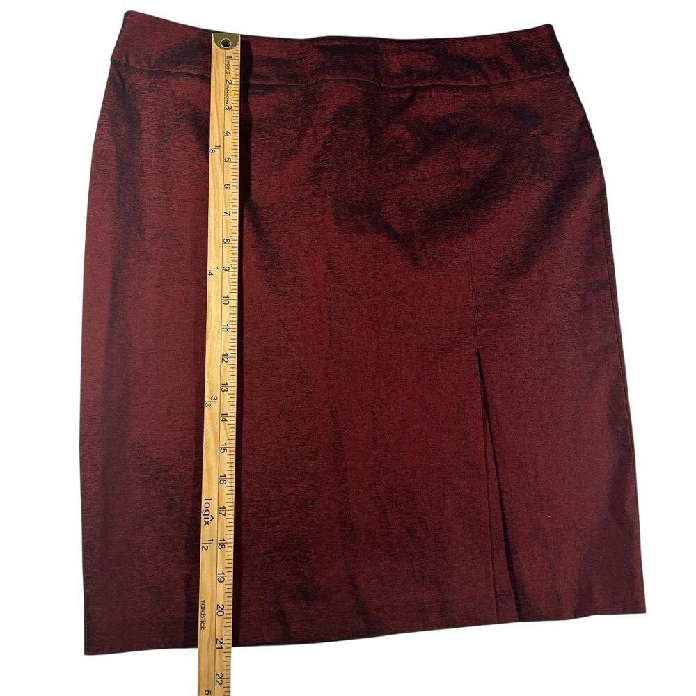 Vtg Cache Sz 10 Red Black Skirt Y2K Whimsigoth Dark Academia Witchy Goth Grunge - Picture 8 of 8